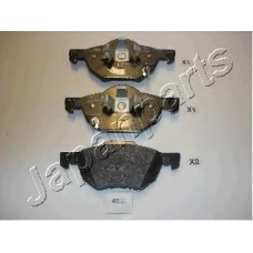 PA-452AF JAPANPARTS Комплект тормозных колодок, дисковый тормоз