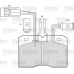 540435 VALEO Комплект тормозных колодок, дисковый тормоз