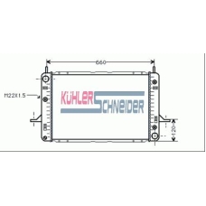 1800351 KUHLER SCHNEIDER Радиатор, охлаждение двигател
