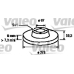 186183 VALEO Тормозной диск