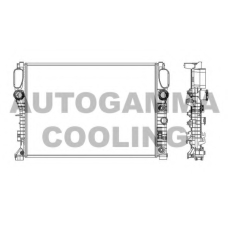103339 AUTOGAMMA Радиатор, охлаждение двигателя