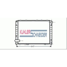2105101 KUHLER SCHNEIDER Радиатор, охлаждение двигател