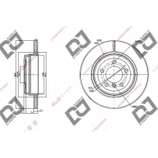 BD1167 DJ PARTS Тормозной диск