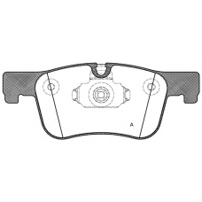 BPA1478.00 OPEN PARTS Комплект тормозных колодок, дисковый тормоз