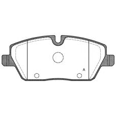 BPA1131.00 OPEN PARTS Комплект тормозных колодок, дисковый тормоз