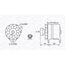 063380010010 MAGNETI MARELLI Генератор