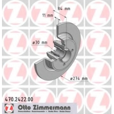 470.2422.00 ZIMMERMANN Тормозной диск