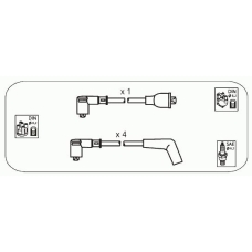 RVS12 JANMOR Комплект проводов зажигания