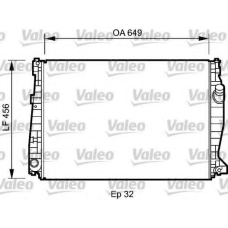 735021 VALEO Радиатор, охлаждение двигателя