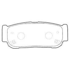 PL-0797 JNBK Колодки тормозные