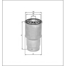 154098814590 MAGNETI MARELLI Топливный фильтр