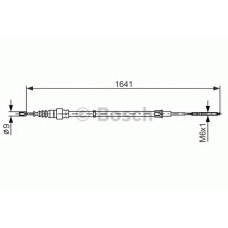 1 987 477 627 BOSCH Трос, стояночная тормозная система