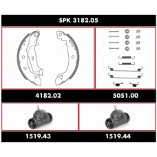 SPK 3182.05 ROADHOUSE Комплект тормозов, барабанный тормозной механизм