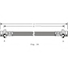 PHA108 TRW Тормозной шланг