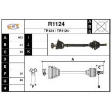 R1124 SNRA Приводной вал
