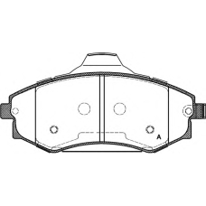 BPA0318.03 OPEN PARTS Комплект тормозных колодок, дисковый тормоз
