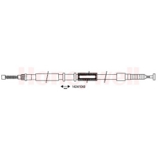 432651B BENDIX Трос, стояночная тормозная система
