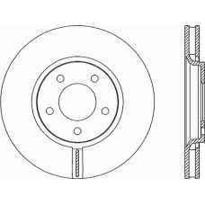 BDA1981.20 OPEN PARTS Тормозной диск