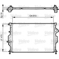 735373 VALEO Радиатор, охлаждение двигателя