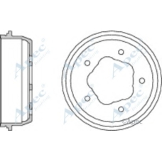 DRM9520 APEC Тормозной барабан