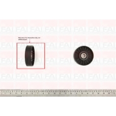 T9600 FAI AutoParts Паразитный / ведущий ролик, поликлиновой ремень