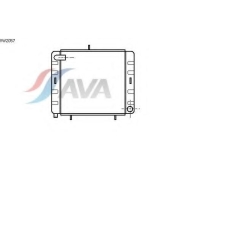 VW2057 AVA Радиатор, охлаждение двигателя