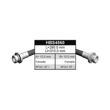 HBS4560 QUINTON HAZELL Тормозной шланг