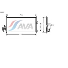 DN5201 AVA Конденсатор, кондиционер