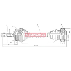 ME1138905A KAMOKA Приводной вал