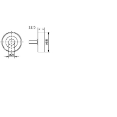TKR 9154 TIMKEN Натяжной ролик, ремень грм
