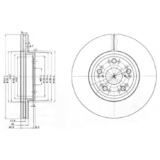 BG3616 DELPHI Тормозной диск