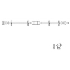 516978 KAWE Тормозной шланг