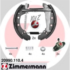 20990.110.4 ZIMMERMANN Комплект тормозных колодок