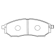 PN-2444<br />JNBK<br />Колодки тормозные