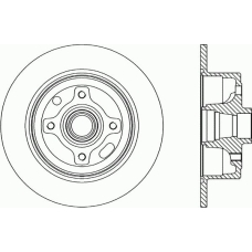 BDR1413.10 OPEN PARTS Тормозной диск