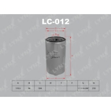 LC012 LYNX Фильтр масляный