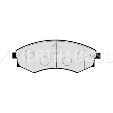 J3600530 NIPPARTS Комплект тормозных колодок, дисковый тормоз