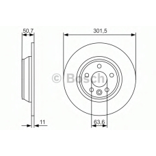 0 986 479 973 BOSCH Тормозной диск