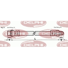 LH3276 DELPHI Тормозной шланг