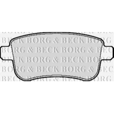 BBP2124 BORG & BECK Комплект тормозных колодок, дисковый тормоз