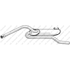 280-995 BOSAL Глушитель выхлопных газов конечный