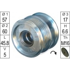 ZN5530 ERA Механизм свободного хода генератора