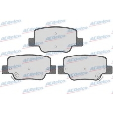 AC0581576D AC Delco Комплект тормозных колодок, дисковый тормоз