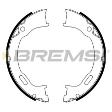 GF4745 BREMSI Комплект тормозных колодок, стояночная тормозная с