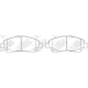 PN1233<br />NiBK<br />Комплект тормозных колодок, дисковый тормоз
