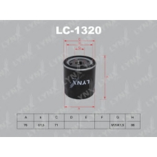 LC-1320 LYNX Фильтр масляный