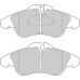 FD6675A NECTO Комплект тормозных колодок, дисковый тормоз