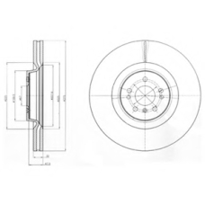 BG9060C DELPHI Тормозной диск