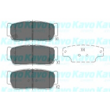 KBP-4017 KAVO PARTS Комплект тормозных колодок, дисковый тормоз