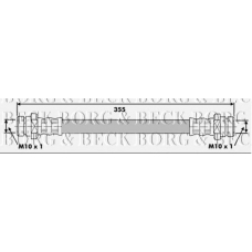BBH6333 BORG & BECK Тормозной шланг